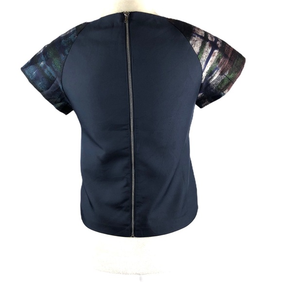 The People’s Metallic Abstract Ponte Top - Picture 5 of 8